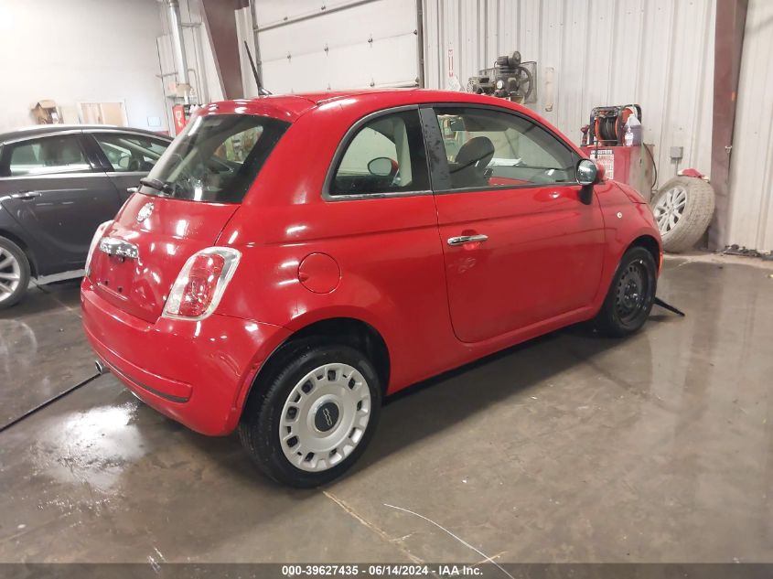 2012 Fiat 500 Pop VIN: 3C3CFFARXCT351666 Lot: 39627435