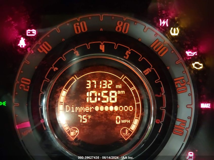 2012 Fiat 500 Pop VIN: 3C3CFFARXCT351666 Lot: 39627435