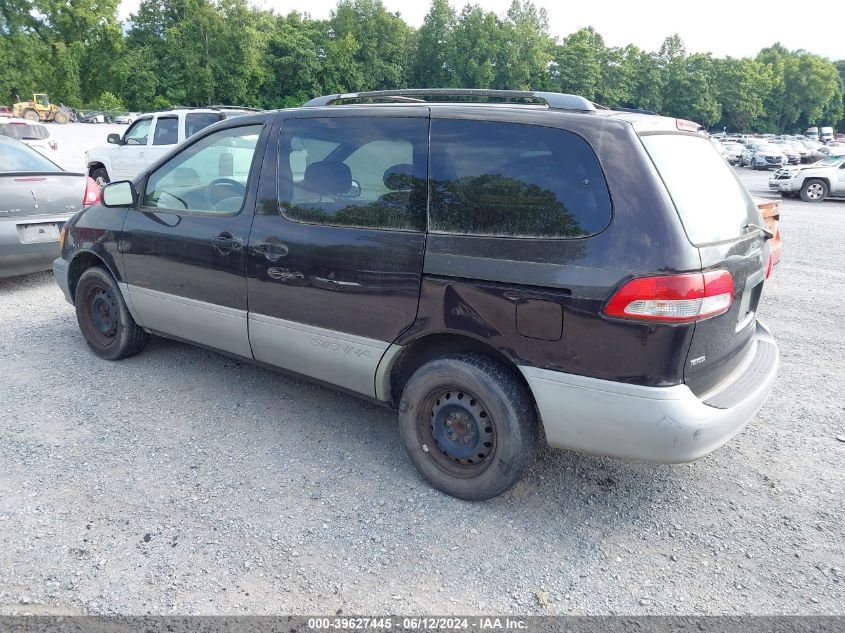 2001 Toyota Sienna Le VIN: 4T3ZF13CX1U336334 Lot: 39627445