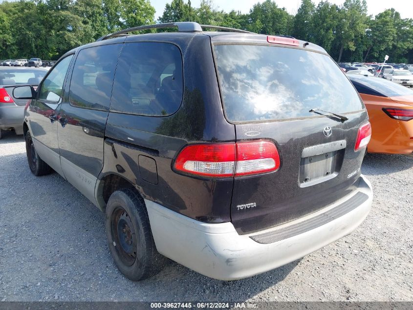 2001 Toyota Sienna Le VIN: 4T3ZF13CX1U336334 Lot: 39627445