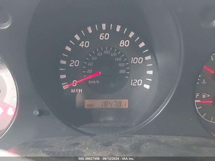 2003 Nissan Xterra Xe VIN: 5N1ED28T83C625104 Lot: 39627456