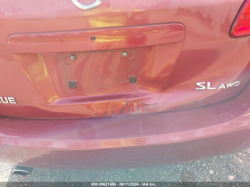 2010 Nissan Rogue Sl VIN: JN8AS5MV6AW123158 Lot: 39627458