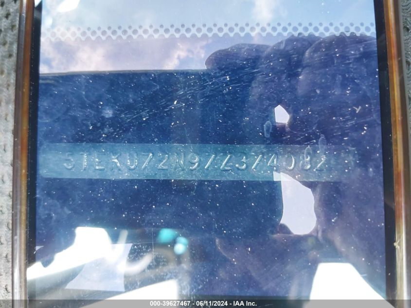 2007 Toyota Tacoma Prerunner V6 VIN: 5TEKU72N97Z374082 Lot: 39627467