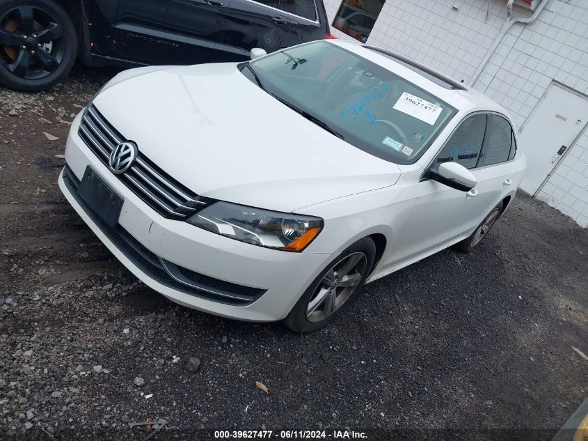 2013 Volkswagen Passat 2.5L Se VIN: 1VWBP7A38DC026014 Lot: 39627477