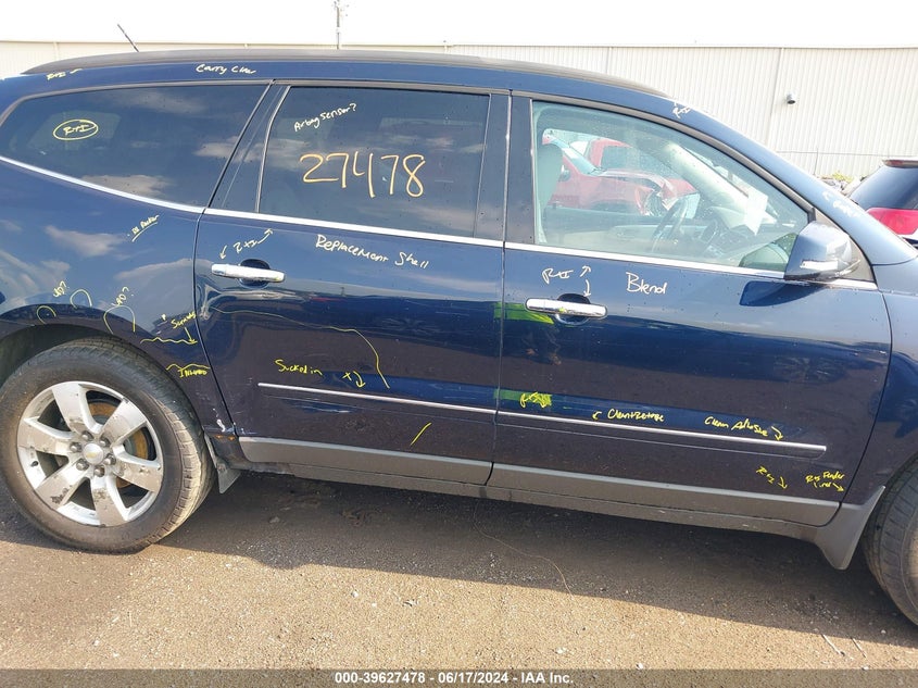 2011 Chevrolet Traverse Ltz VIN: 1GNKVLED7BJ117294 Lot: 39627478