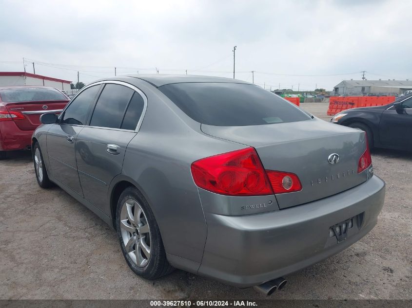 2006 Infiniti G35 VIN: JNKCV51E36M514303 Lot: 39627510