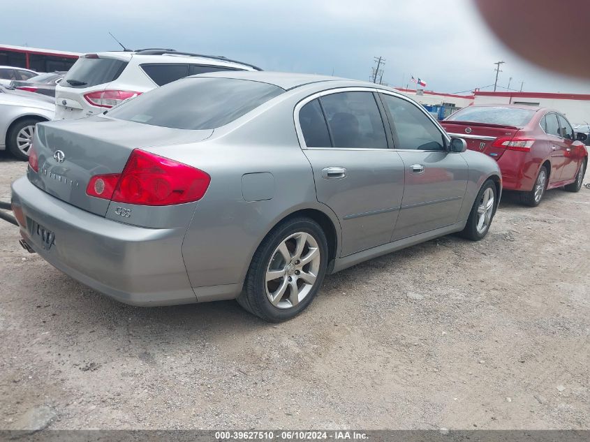 2006 Infiniti G35 VIN: JNKCV51E36M514303 Lot: 39627510