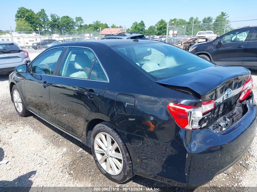 2014 TOYOTA CAMRY HYBRID XLE - 4T1BD1FK9EU130091