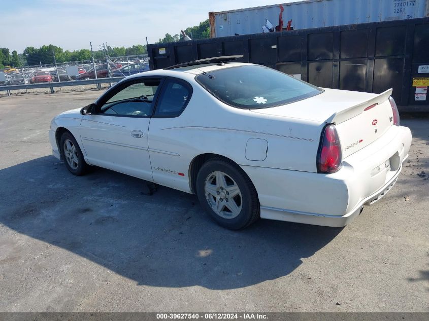 2003 Chevrolet Monte Carlo Ss VIN: 2G1WX15K939288898 Lot: 39627540