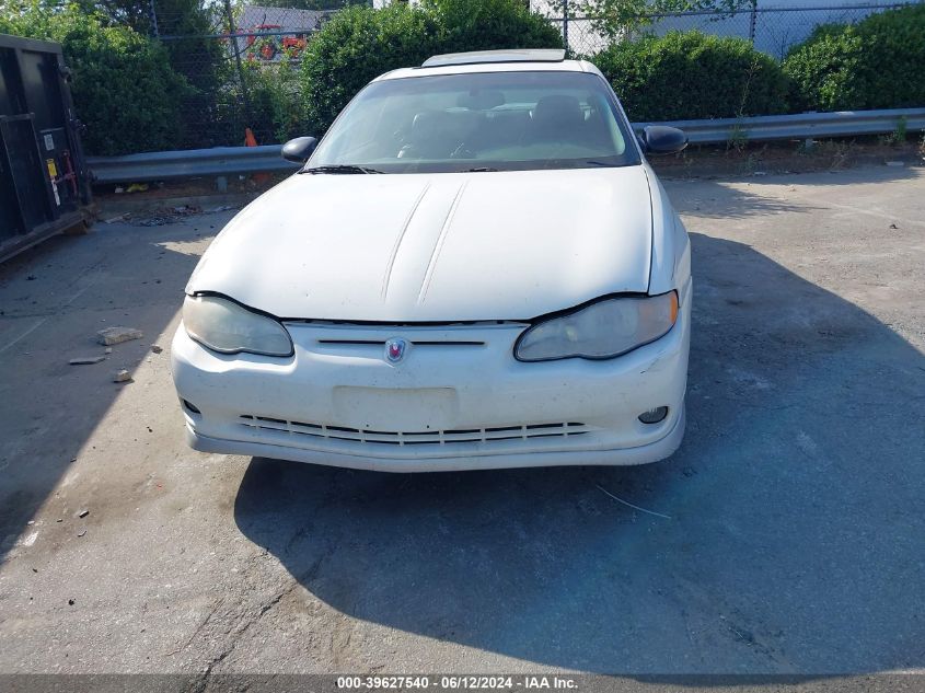 2003 Chevrolet Monte Carlo Ss VIN: 2G1WX15K939288898 Lot: 39627540