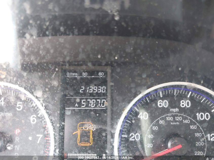 2009 Honda Cr-V Lx VIN: 5J6RE48329L052654 Lot: 39627547