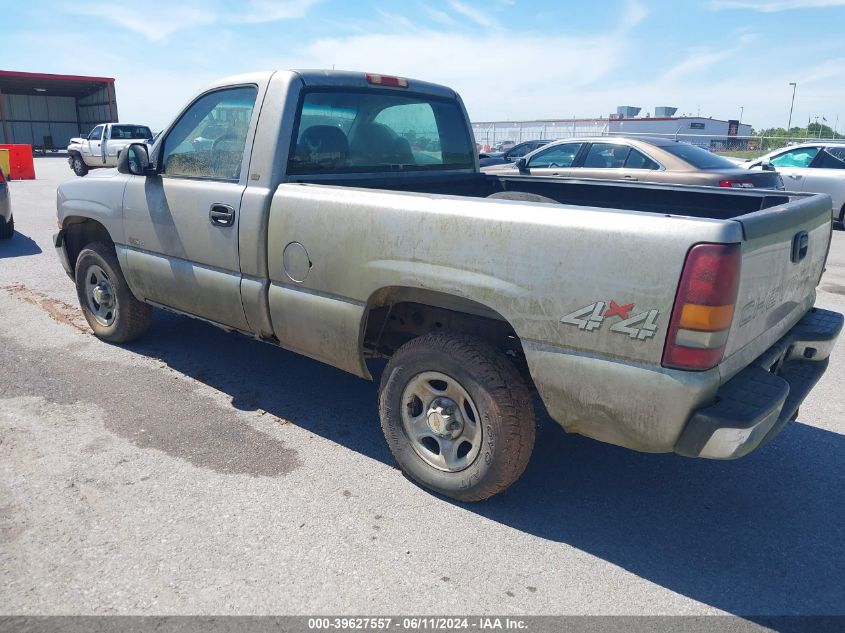 2002 Chevrolet Silverado 1500 VIN: 1GCEK14W92Z193333 Lot: 39627557