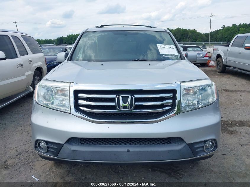 2013 Honda Pilot Ex-L VIN: 5FNYF3H55DB014017 Lot: 39627568
