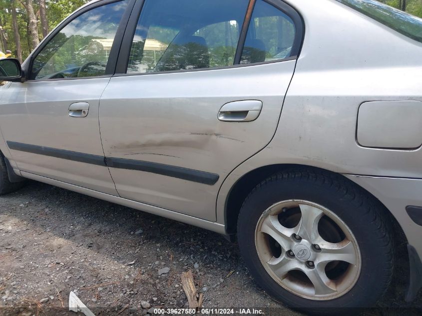 2004 Hyundai Elantra Gls/Gt VIN: KMHDN46DX4U805213 Lot: 39627580