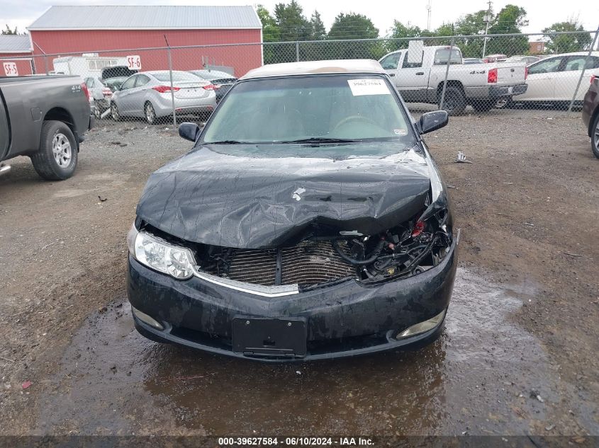 2002 Toyota Camry Solara Sle V6 VIN: 2T1FF28PX2C578377 Lot: 39627584