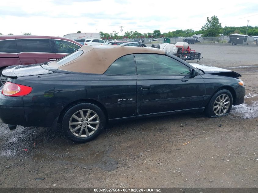 2002 Toyota Camry Solara Sle V6 VIN: 2T1FF28PX2C578377 Lot: 39627584