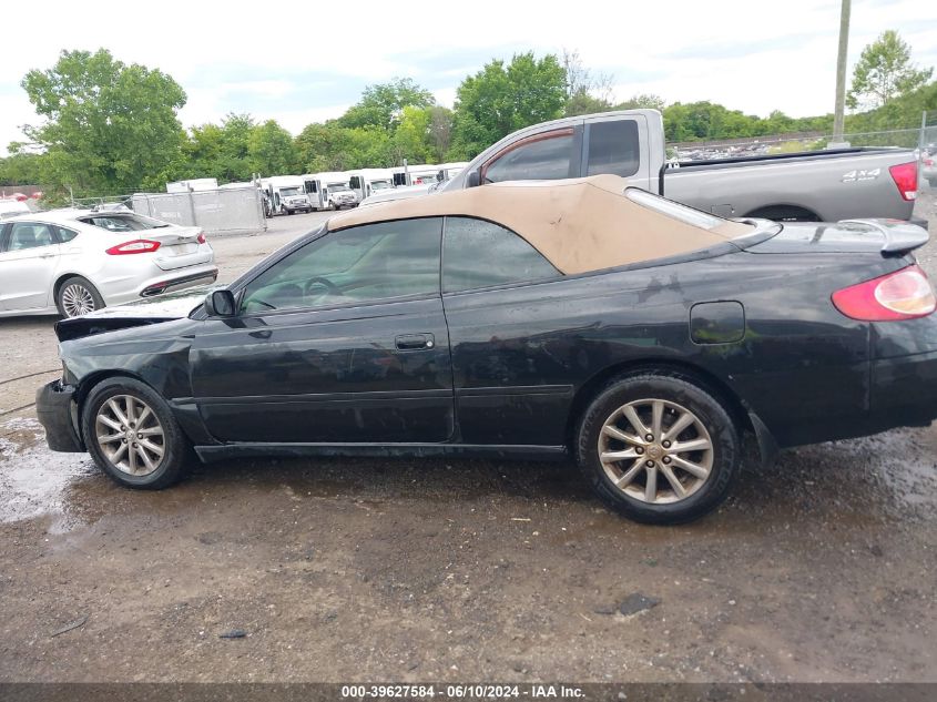 2002 Toyota Camry Solara Sle V6 VIN: 2T1FF28PX2C578377 Lot: 39627584