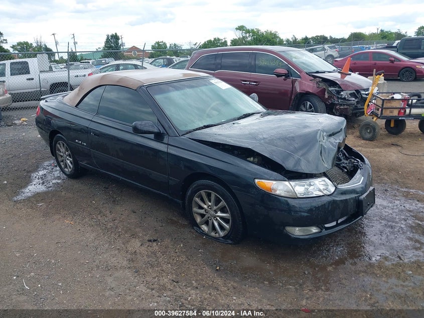 2002 Toyota Camry Solara Sle V6 VIN: 2T1FF28PX2C578377 Lot: 39627584