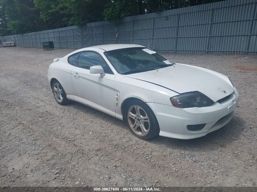 2005 Hyundai Tiburon Gt/Se VIN: KMHHN65F75U159534 Lot: 39627600