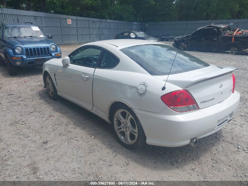 2005 Hyundai Tiburon Gt/Se VIN: KMHHN65F75U159534 Lot: 39627600