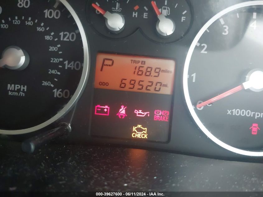 2005 Hyundai Tiburon Gt/Se VIN: KMHHN65F75U159534 Lot: 39627600