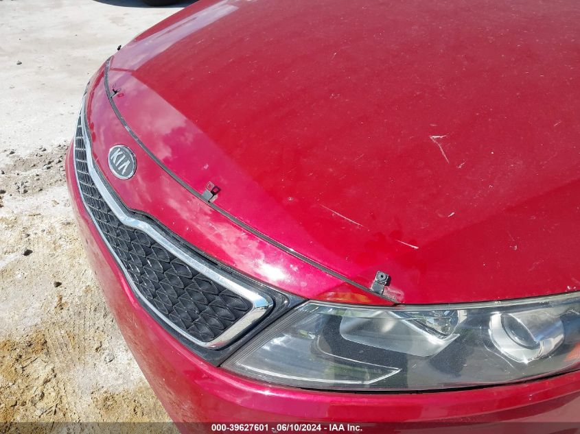 2011 Kia Optima Sx VIN: KNAGR4A60B5179741 Lot: 39627601