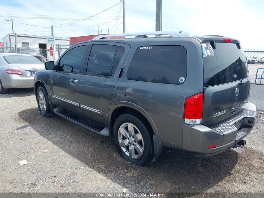 2010 Nissan Armada Platinum VIN: 5N1AA0NE6AN623824 Lot: 39627631