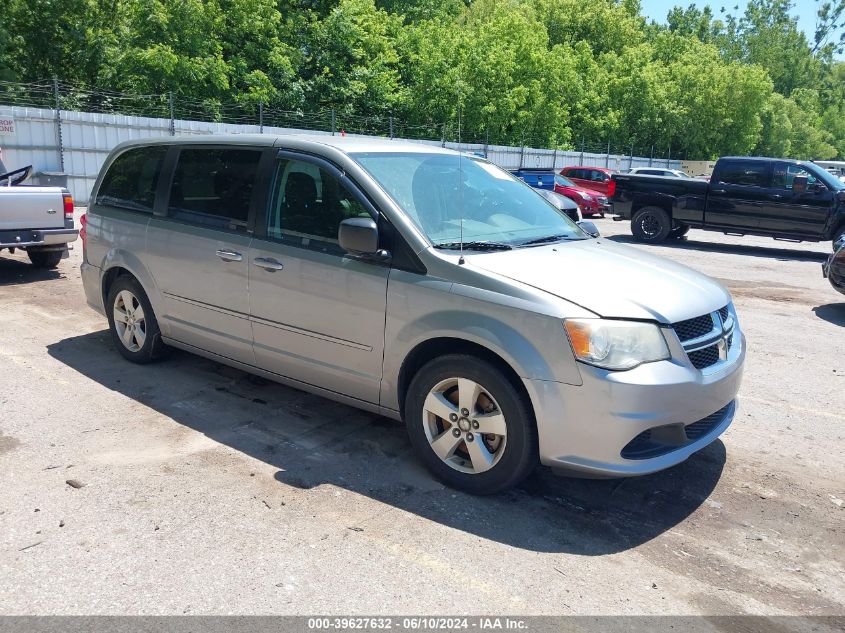 2013 Dodge Grand Caravan Se VIN: 2C4RDGBG5DR636326 Lot: 39627632