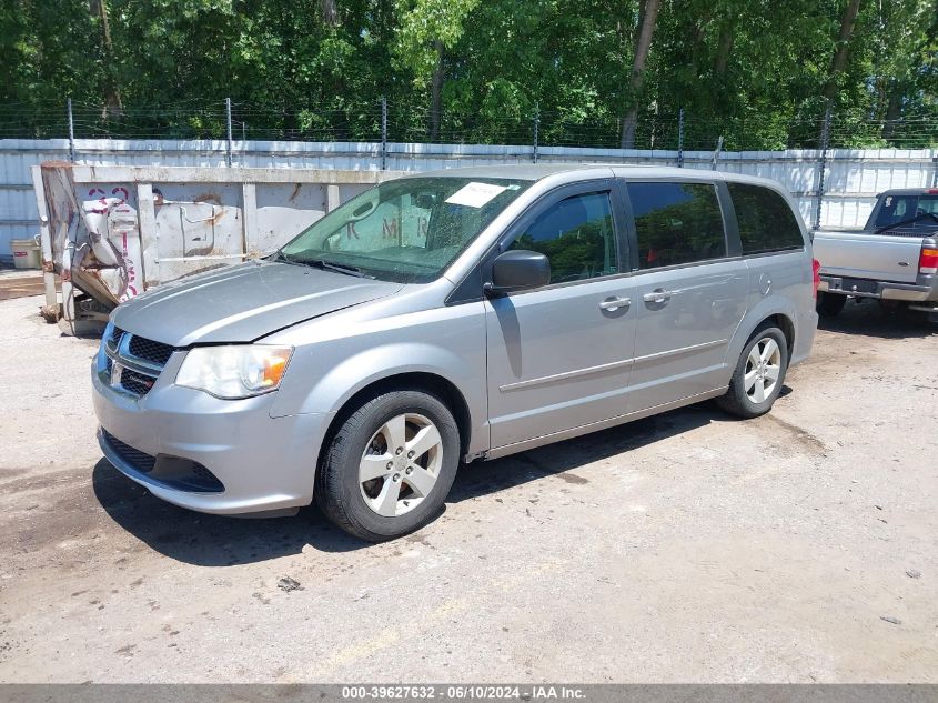 2013 Dodge Grand Caravan Se VIN: 2C4RDGBG5DR636326 Lot: 39627632