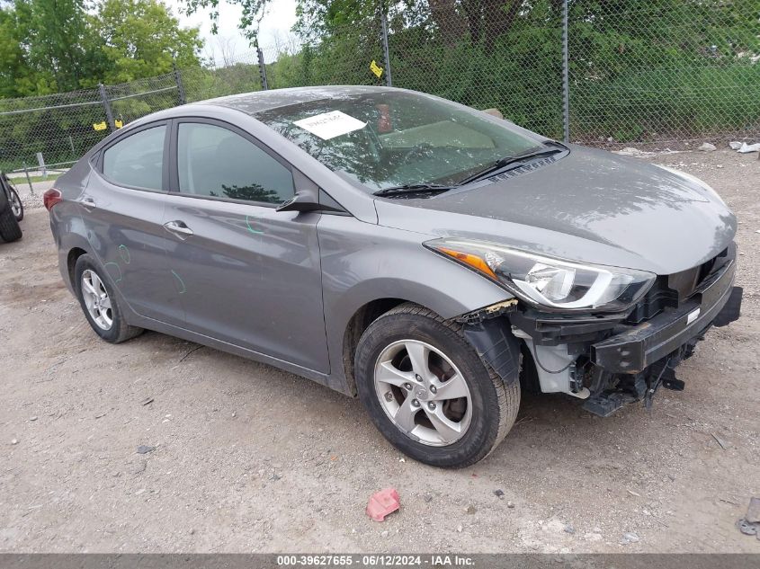 2014 Hyundai Elantra Se VIN: 5NPDH4AE8EH466507 Lot: 39627655