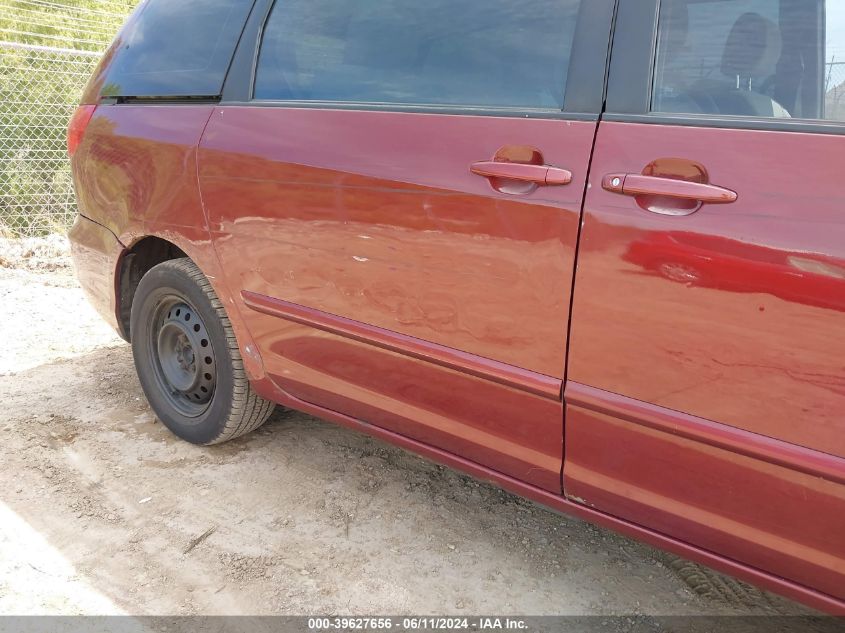 2007 Toyota Sienna Ce VIN: 5TDZK23C37S065354 Lot: 39627656