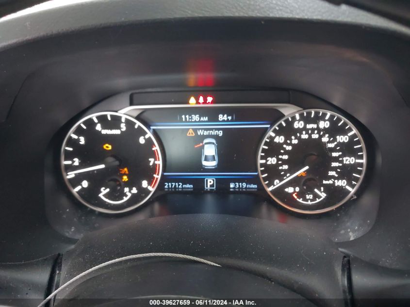 2022 Nissan Altima Sv Fwd VIN: 1N4BL4DV3NN364877 Lot: 39627659