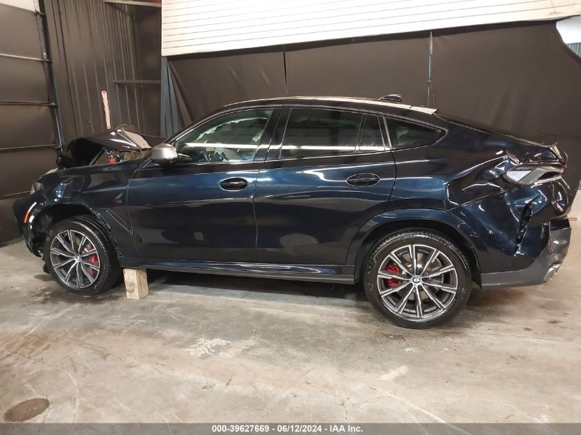 2021 BMW X6 M50I VIN: 5UXCY8C02M9H05417 Lot: 39627669