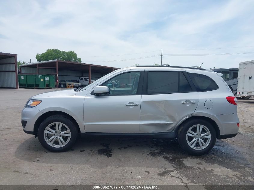 2012 Hyundai Santa Fe Limited V6 VIN: 5XYZK4AG6CG110392 Lot: 39627677