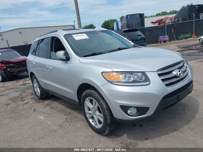 2012 Hyundai Santa Fe Limited V6 VIN: 5XYZK4AG6CG110392 Lot: 39627677