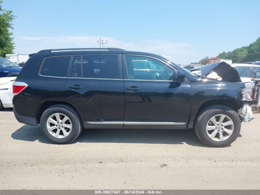 2013 Toyota Highlander Se V6 VIN: 5TDBK3EH3DS231576 Lot: 39627687