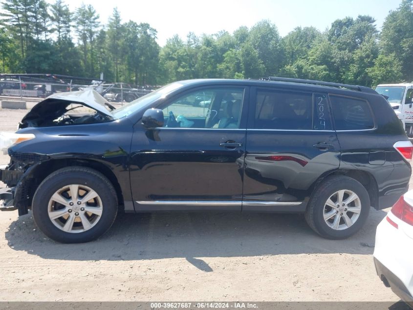 2013 Toyota Highlander Se V6 VIN: 5TDBK3EH3DS231576 Lot: 39627687