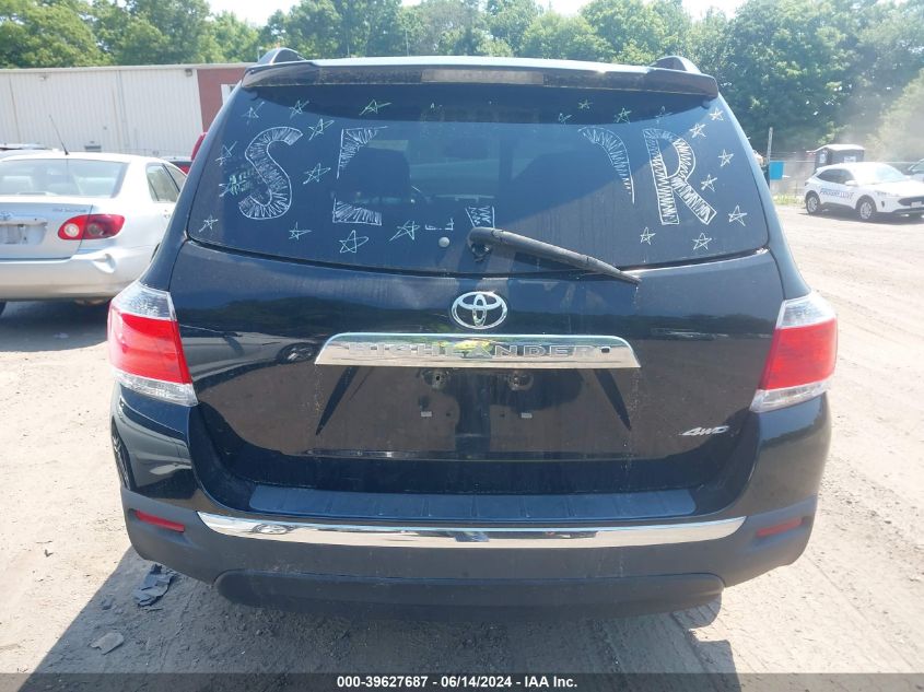 2013 Toyota Highlander Se V6 VIN: 5TDBK3EH3DS231576 Lot: 39627687