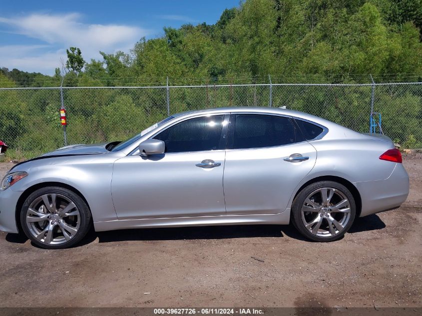 2012 Infiniti M37 VIN: JN1BY1AP5CM335421 Lot: 39627726