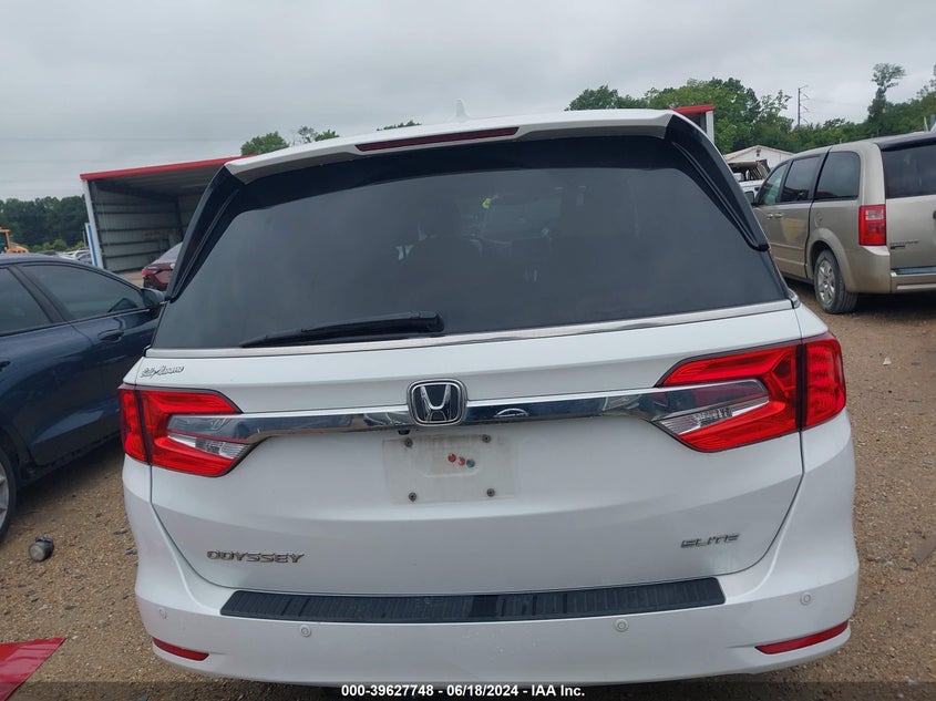 2020 Honda Odyssey Elite VIN: 5FNRL6H91LB020980 Lot: 39627748