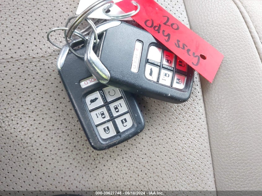 2020 Honda Odyssey Elite VIN: 5FNRL6H91LB020980 Lot: 39627748