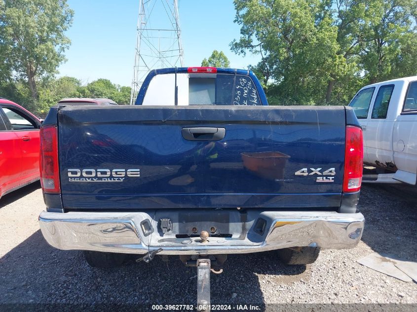2004 Dodge Ram 2500 Slt/Laramie VIN: 3D7KU28C64G258988 Lot: 39627782