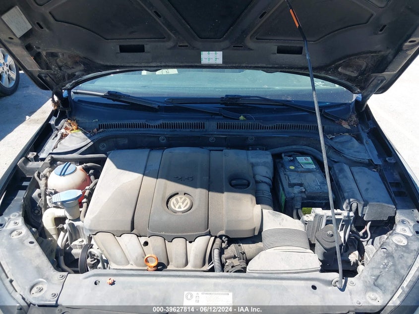 2012 Volkswagen Jetta 2.5L Se VIN: 3VWDP7AJ3CM307884 Lot: 39627814