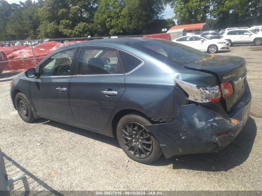 2014 Nissan Sentra Fe+ S/Fe+ Sv/S/Sl/Sr/Sv VIN: 1N4AB7AP1EN852621 Lot: 39627816