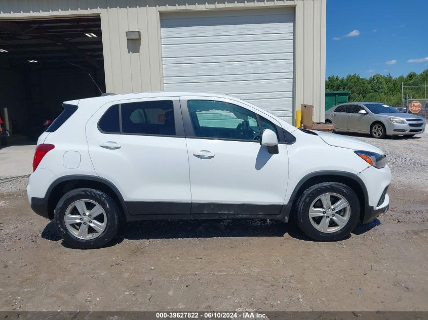 2020 Chevrolet Trax Fwd Ls VIN: KL7CJKSB6LB314908 Lot: 39627822