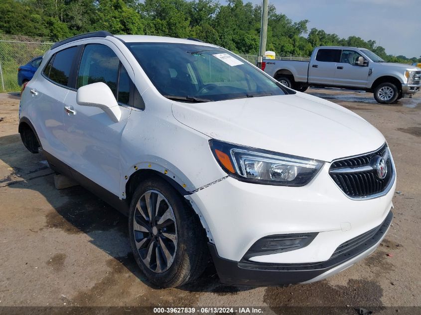 2021 Buick Encore Fwd Preferred VIN: KL4CJASMXMB363510 Lot: 39627839