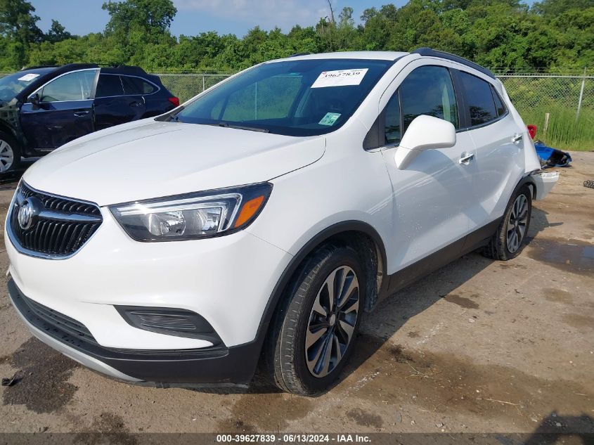 2021 Buick Encore Fwd Preferred VIN: KL4CJASMXMB363510 Lot: 39627839