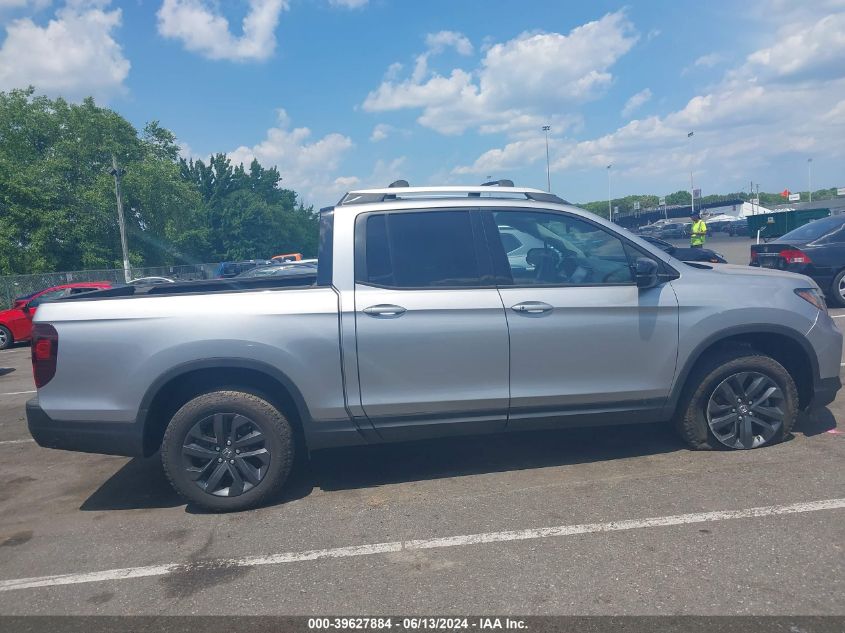 2023 Honda Ridgeline Sport VIN: 5FPYK3F17PB027780 Lot: 39627884