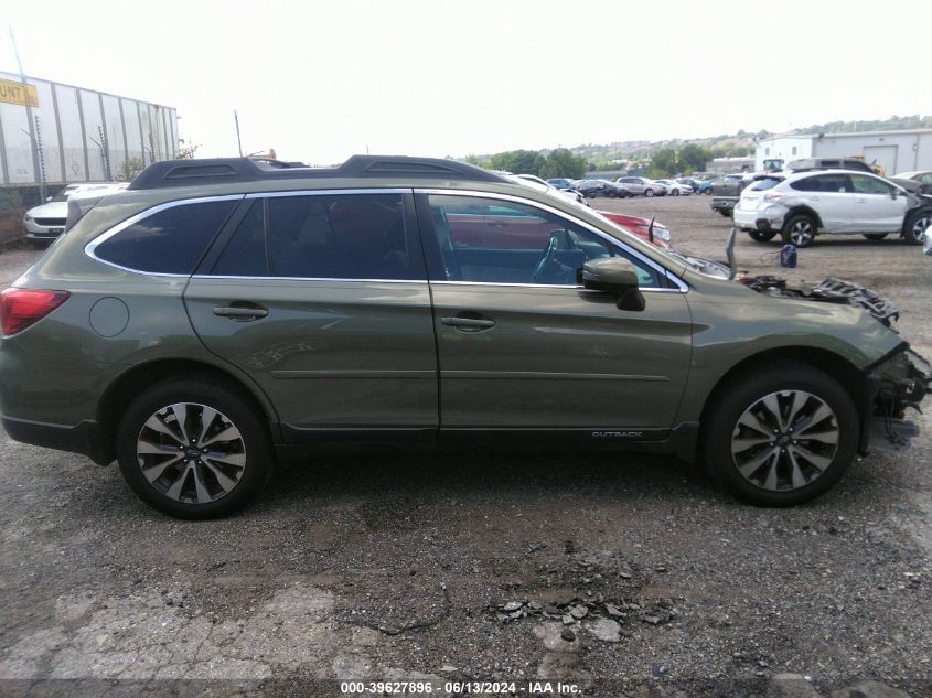 2016 Subaru Outback 2.5I Limited VIN: 4S4BSALC6G3268196 Lot: 39627896