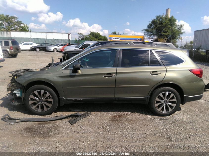 2016 Subaru Outback 2.5I Limited VIN: 4S4BSALC6G3268196 Lot: 39627896